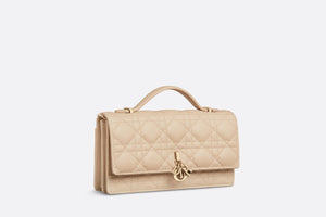 Miss Dior Mini Bag • Powder Beige Cannage Lambskin