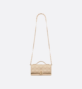 Miss Dior Mini Bag • Powder Beige Cannage Lambskin