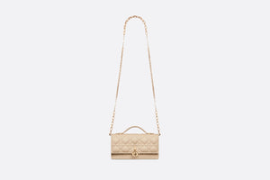 Miss Dior Mini Bag • Powder Beige Cannage Lambskin