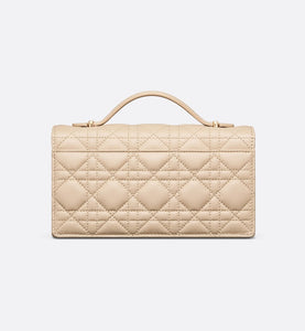 Miss Dior Mini Bag • Powder Beige Cannage Lambskin