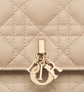 Miss Dior Mini Bag • Powder Beige Cannage Lambskin