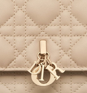 Miss Dior Mini Bag • Powder Beige Cannage Lambskin
