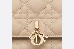 Miss Dior Mini Bag • Powder Beige Cannage Lambskin