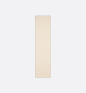 Dior Or Dior Oblique Stole • Beige Silk Blend and Metallic Thread