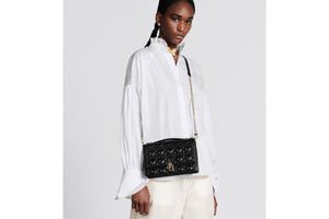 Miss Dior Top Handle Bag • Melocoton Pink Cannage Lambskin