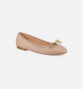 Dior Ballet Flat • Nude Quilted Cannage Calfskin