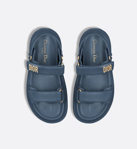 Dioract Sandal • Pastel Midnight Blue Lambskin