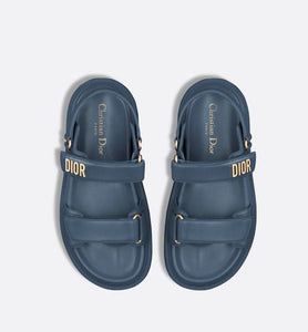 Dioract Sandal • Pastel Midnight Blue Lambskin