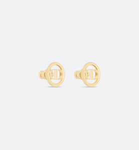 30 Montaigne Stud Earrings • Gold-Finish Metal