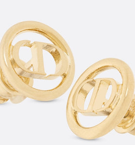 30 Montaigne Stud Earrings • Gold-Finish Metal