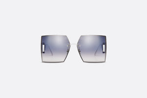 30Montaigne S7U • Gray Gradient Mirrored Square Sunglasses
