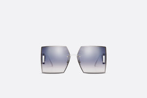 30Montaigne S7U • Gray Gradient Mirrored Square Sunglasses