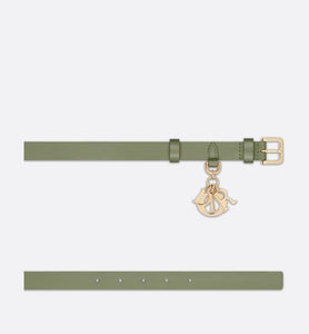 Miss Dior Belt • Pastel Peyote Green Smooth Calfskin, 20 MM