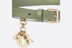 Miss Dior Belt • Pastel Peyote Green Smooth Calfskin, 20 MM