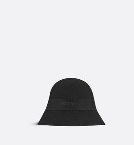 D-Tulipe Small Brim Cloche • Black Rabbit Felt
