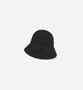 D-Tulipe Small Brim Cloche • Black Rabbit Felt