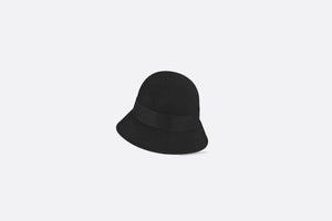 D-Tulipe Small Brim Cloche • Black Rabbit Felt