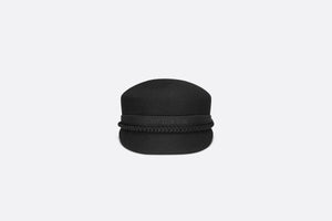 DiorTravel Cap • Black Wool Felt