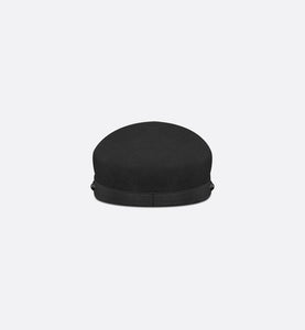 DiorTravel Cap • Black Wool Felt