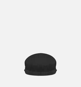 DiorTravel Cap • Black Wool Felt
