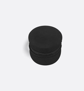 DiorTravel Cap • Black Wool Felt