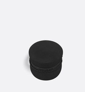 DiorTravel Cap • Black Wool Felt