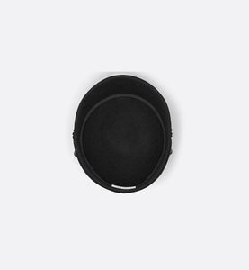 DiorTravel Cap • Black Wool Felt