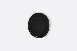 DiorTravel Cap • Black Wool Felt