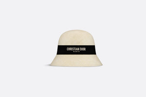 D-Tulipe Small Brim Cloche • Natural Straw
