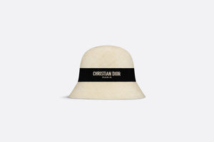 D-Tulipe Small Brim Cloche • Natural Straw