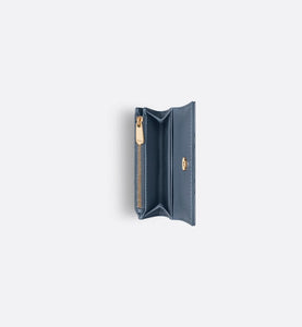 XS Miss Dior Wallet • Pastel Midnight Blue Cannage Lambskin