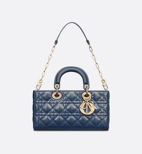 【美しく淡い青♪】Dior Lady D-Joy バッグ スモール DIOR | Lady D-Joy マイクロバッグ カナージュ ラムスキン