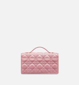 Miss Dior Mini Bag • Melocoton Pink Pearlescent Cannage Lambskin