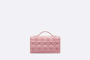 Miss Dior Mini Bag • Melocoton Pink Pearlescent Cannage Lambskin
