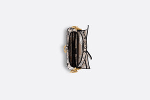 Saddle Bag • Beige Multicolor Butterfly Bandana Embroidery