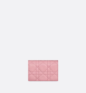 XS Miss Dior Wallet • Melocoton Pink Cannage Lambskin