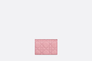 XS Miss Dior Wallet • Melocoton Pink Cannage Lambskin
