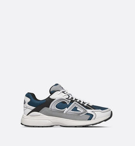 B30 Sneaker • Blue Mesh and White, Gray and Black Technical Fabric