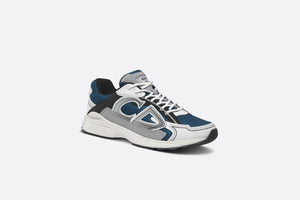 B30 Sneaker • Blue Mesh and White, Gray and Black Technical Fabric