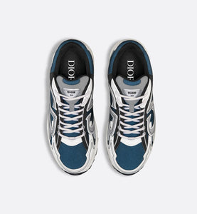 B30 Sneaker • Blue Mesh and White, Gray and Black Technical Fabric