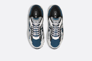B30 Sneaker • Blue Mesh and White, Gray and Black Technical Fabric