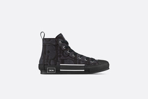 B23 High-Top Sneaker • Black Maxi Dior Oblique Jacquard
