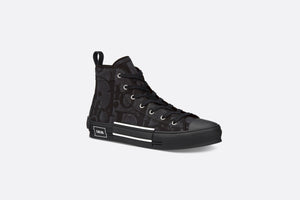 B23 High-Top Sneaker • Black Maxi Dior Oblique Jacquard