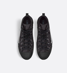 B23 High-Top Sneaker • Black Maxi Dior Oblique Jacquard