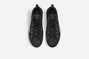 B23 High-Top Sneaker • Black Maxi Dior Oblique Jacquard