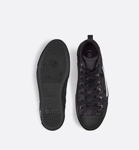 B23 High-Top Sneaker • Black Maxi Dior Oblique Jacquard