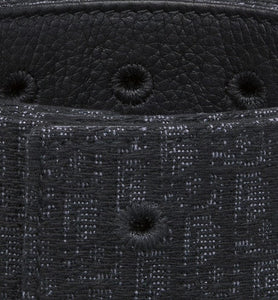 Reversible Belt Strap • Black Micro Dior Oblique Jacquard and Black Grained Calfskin, 35 MM