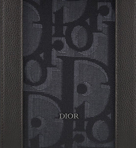 East-West Tote Bag • Black Maxi Dior Oblique Jacquard
