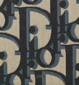 A5 Pouch • Beige and Black Maxi Dior Oblique Jacquard