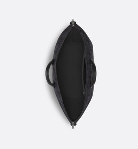 Weekender 40 Bag • Black Maxi Dior Oblique Jacquard